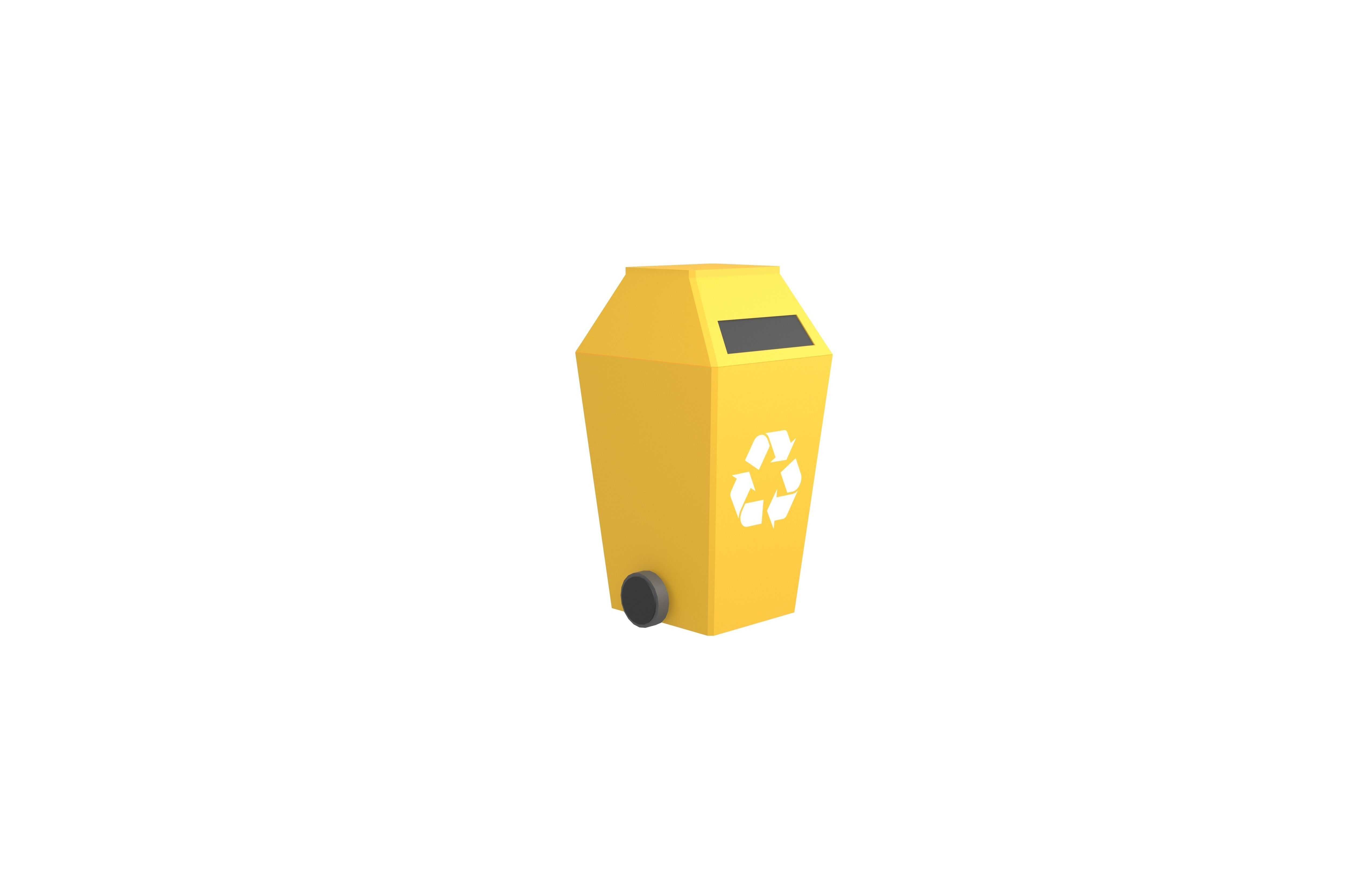Recycling Trash v1 002 Low-poly 3D model_2