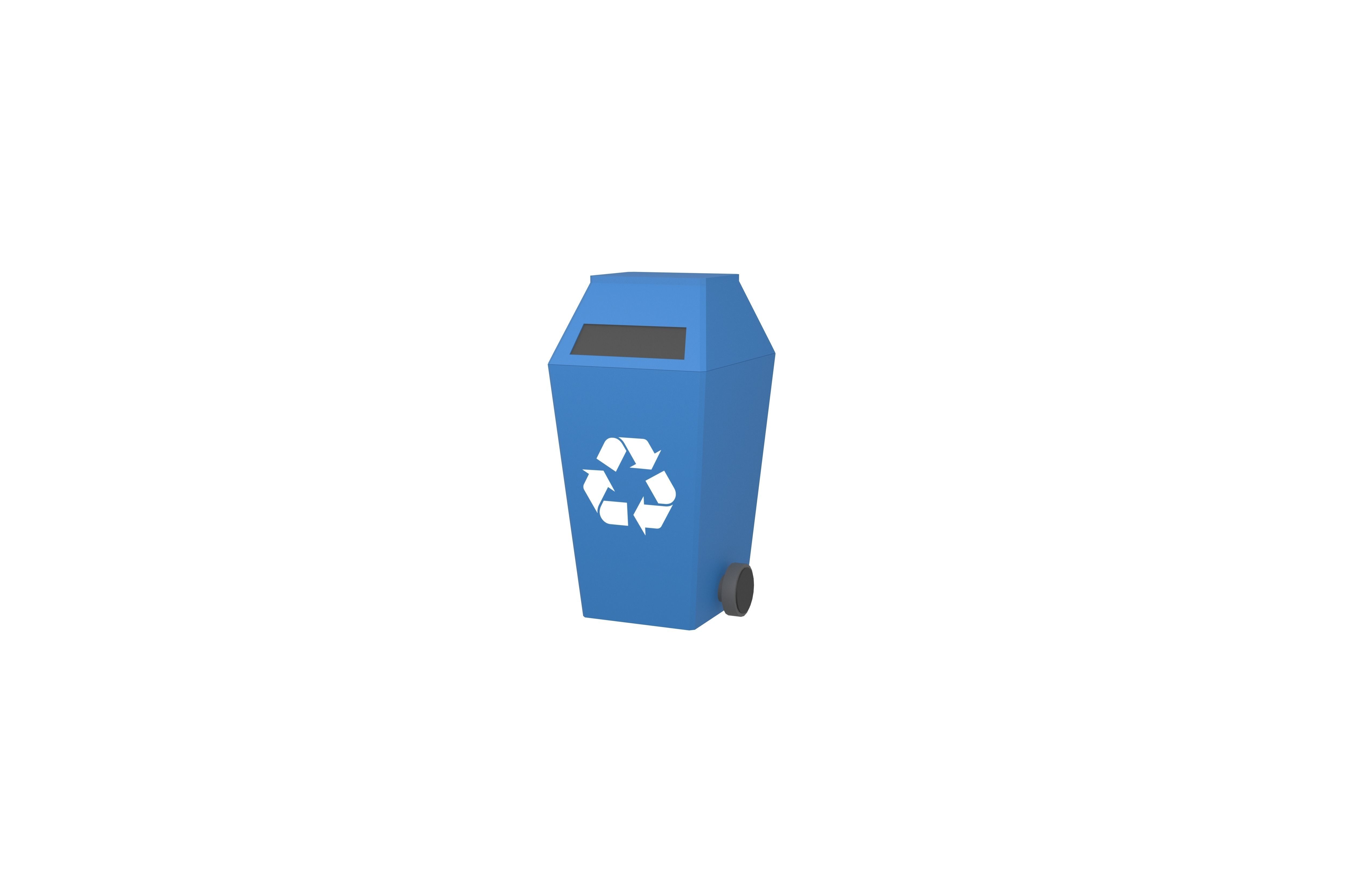 Recycling Trash v1 003 Low-poly 3D model_2