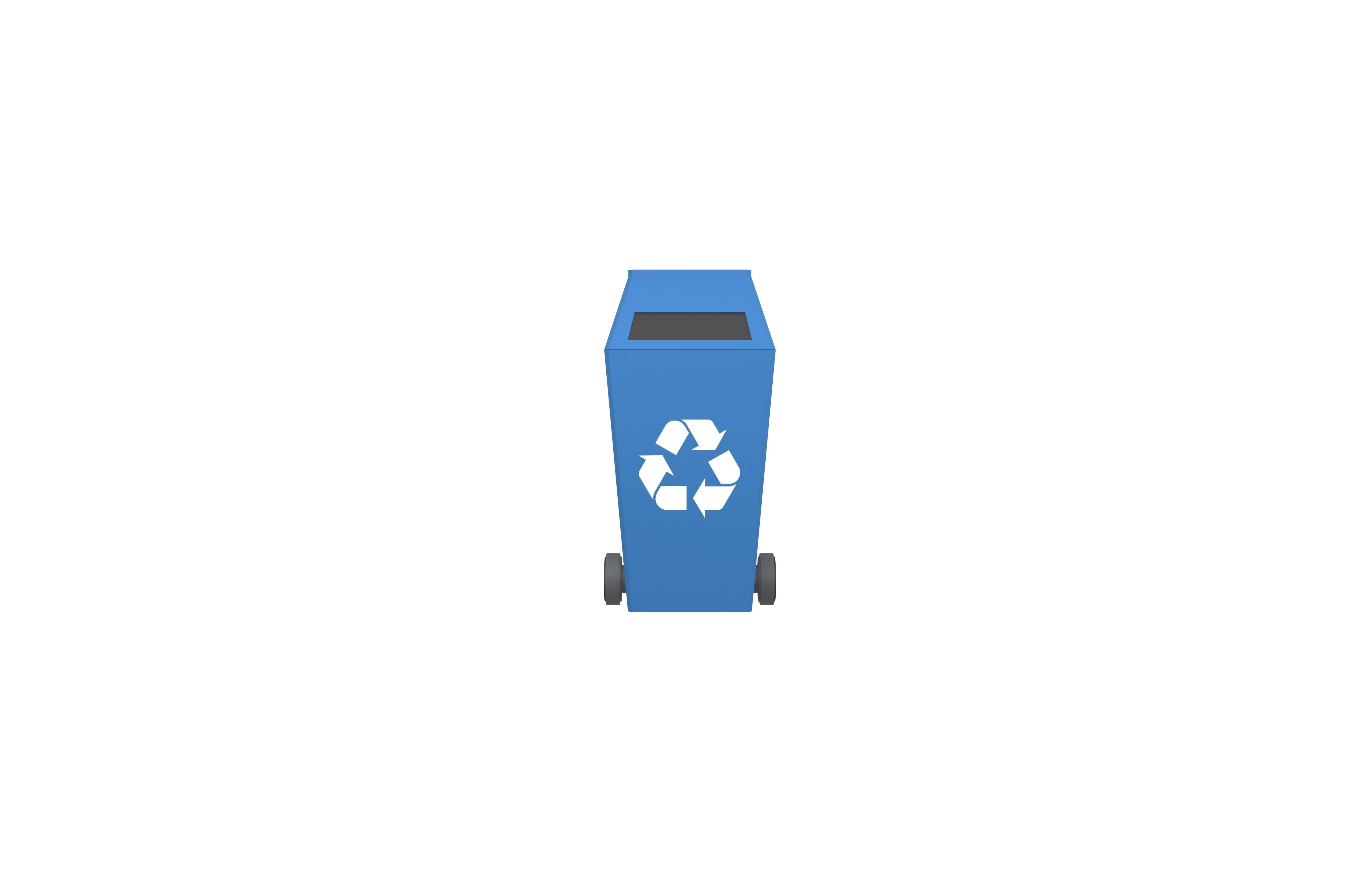 Recycling Trash v1 003 Low-poly 3D model_1