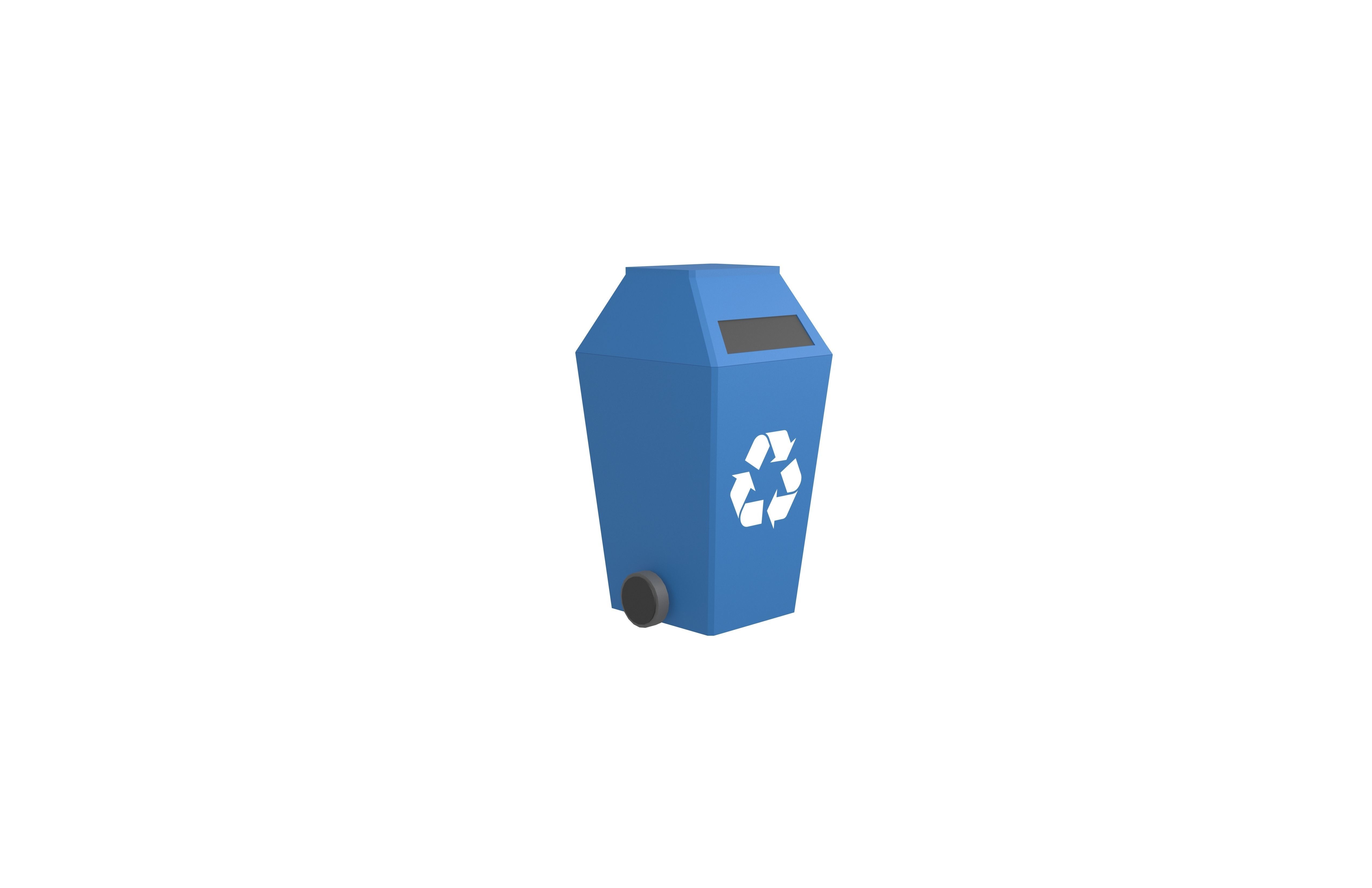 Recycling Trash v1 003 Low-poly 3D model_3