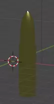 Bullet with dot in middle Free low-poly 3D model