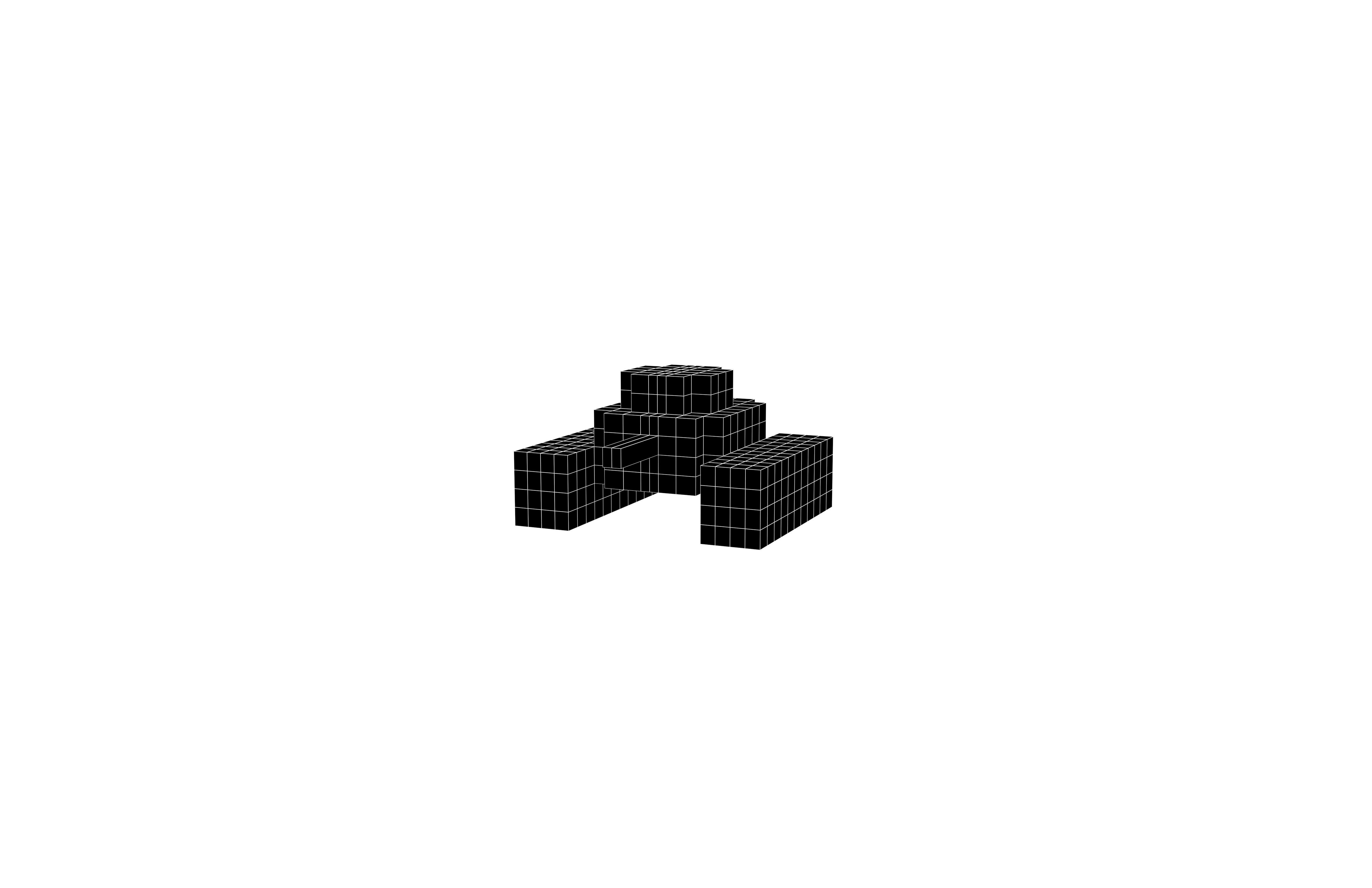 Pixel Tank v1 004 Low-poly 3D model_6