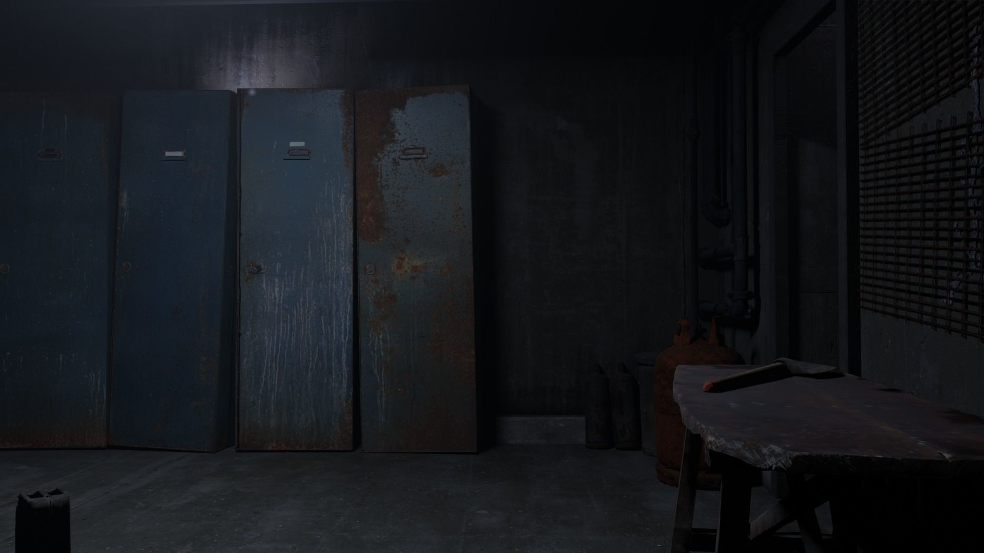 Basement Environment Low-poly 3D model_9