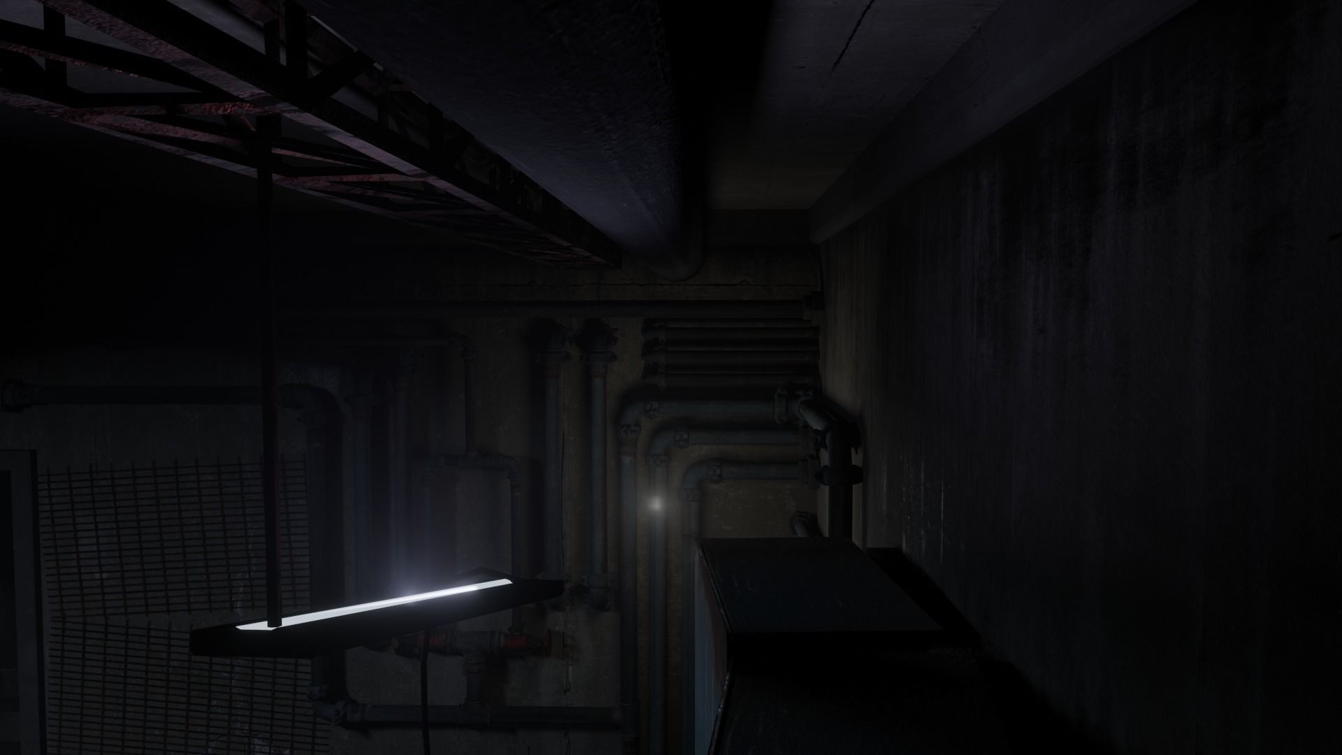 Basement Environment Low-poly 3D model_14