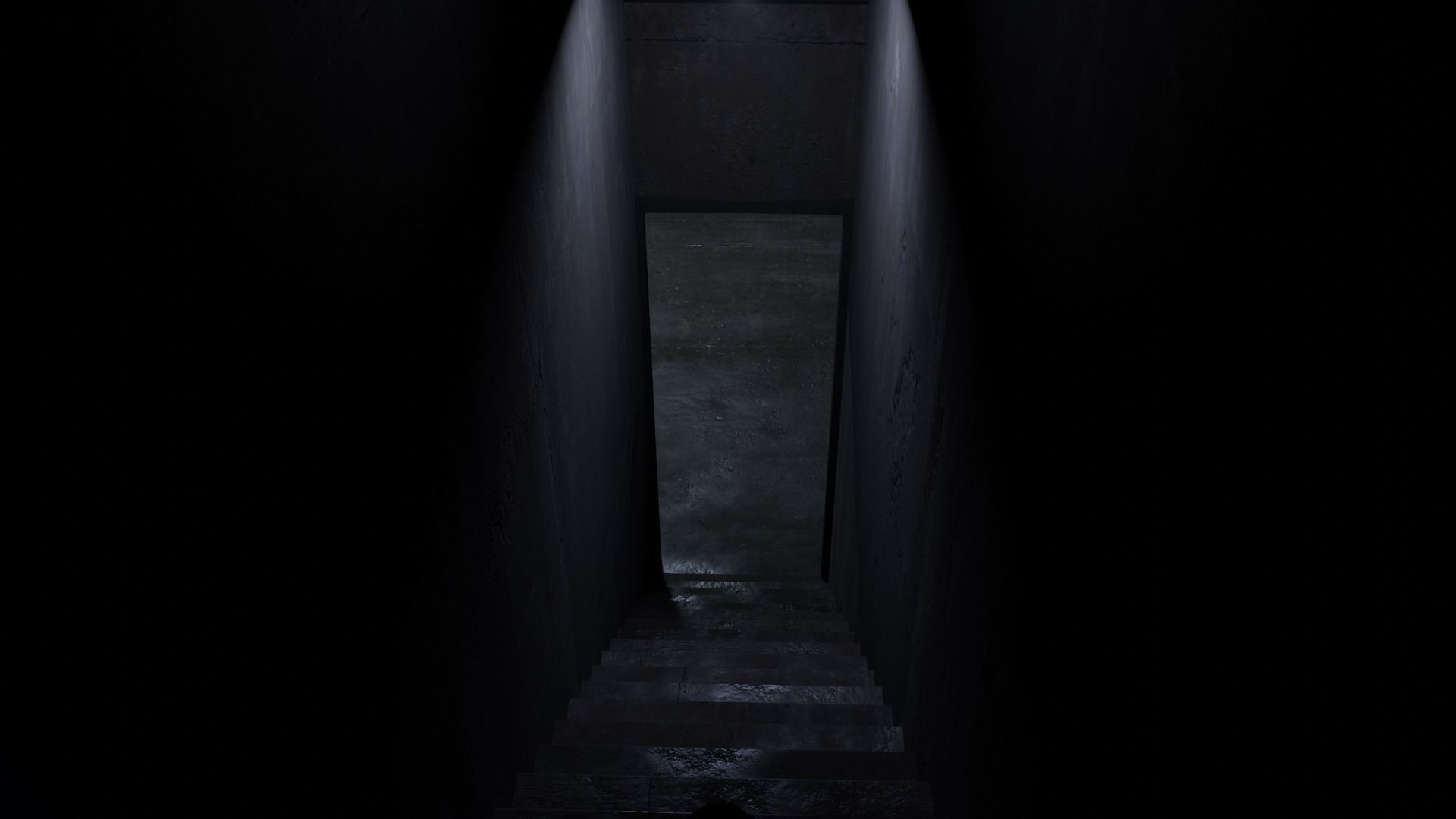 Basement Environment Low-poly 3D model_7