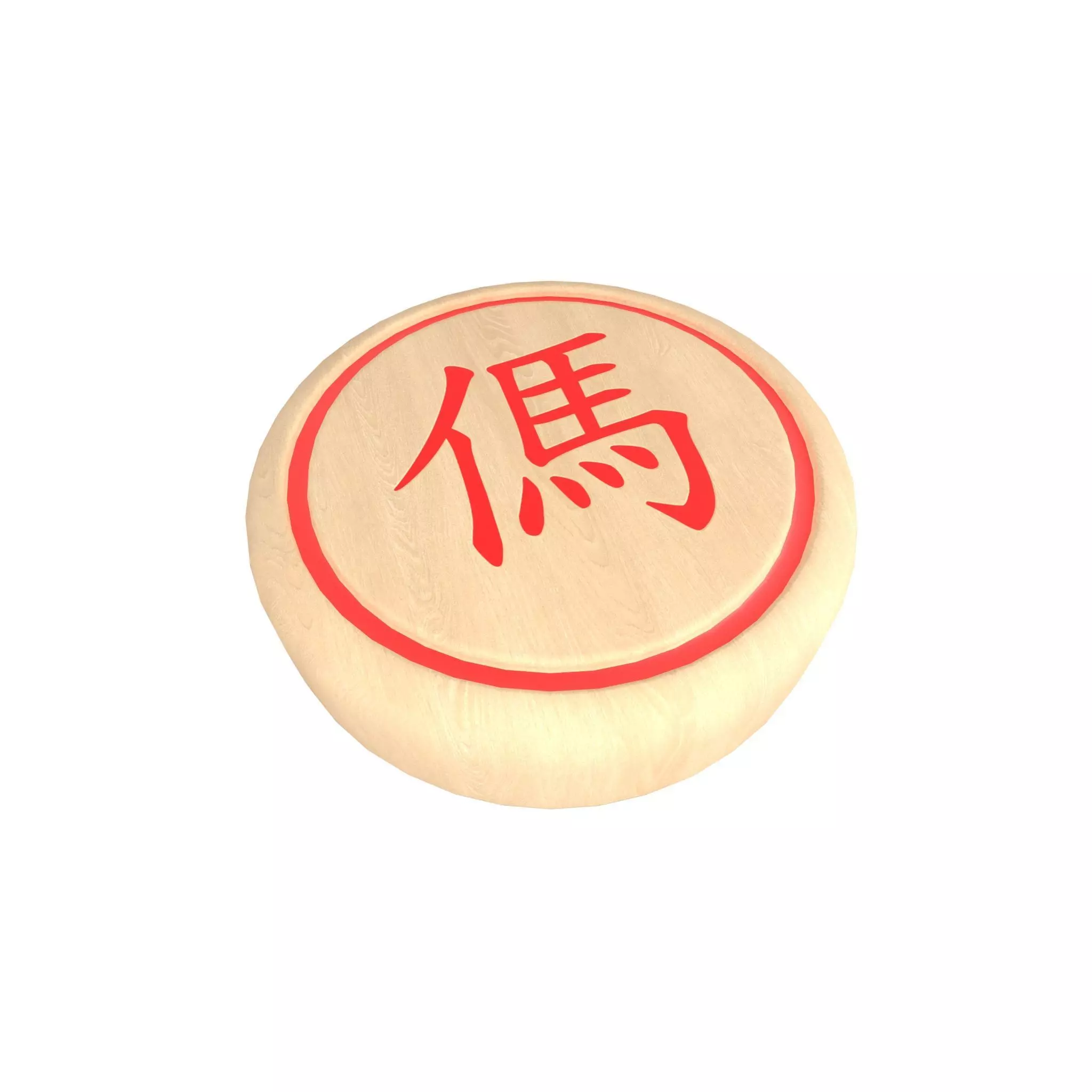 Chinese Chess Horse v1 001 Low-poly 3D model_0