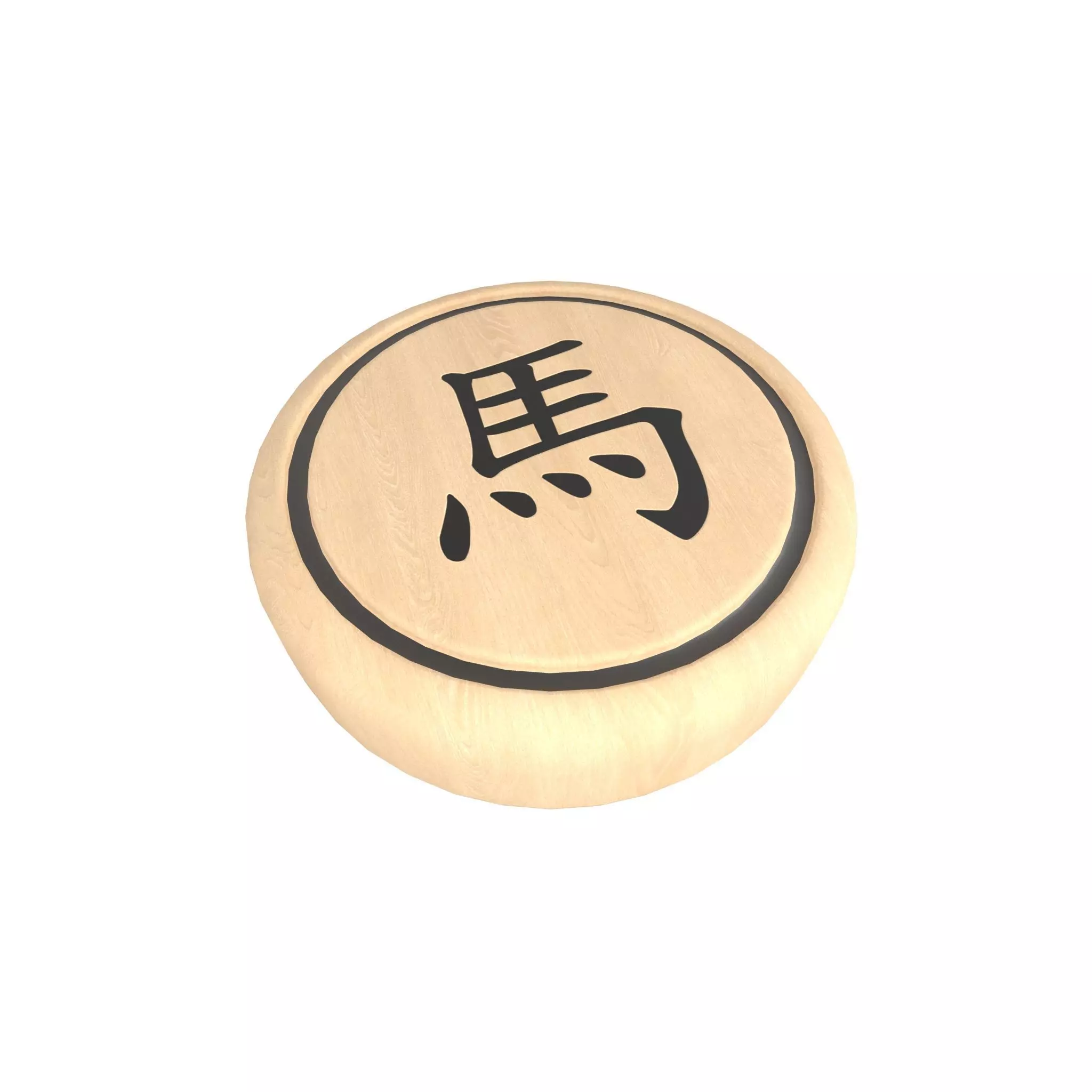 Chinese Chess Horse v2 001 Low-poly 3D model_0