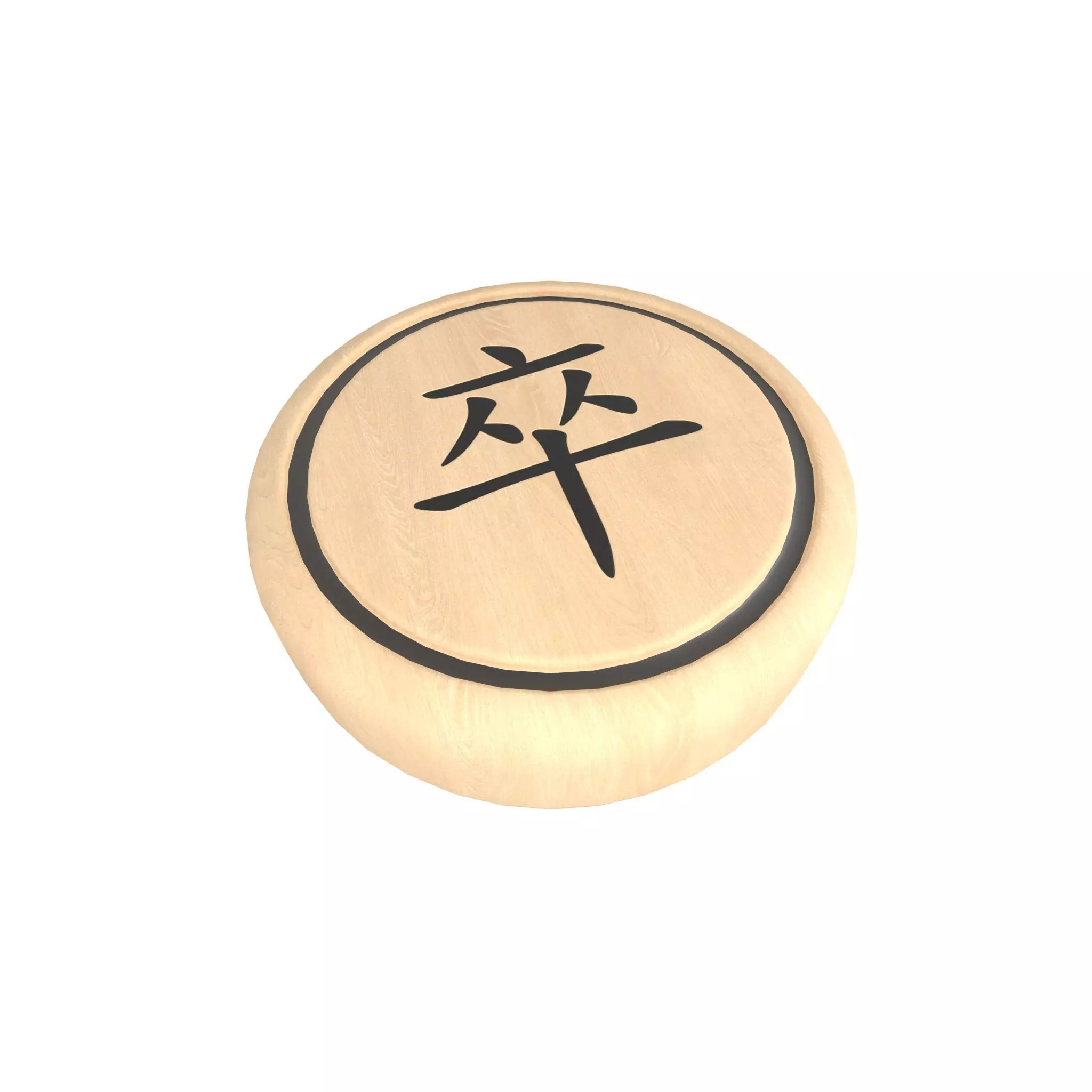 Chinese Chess Soldier v2 001 Low-poly 3D model_0