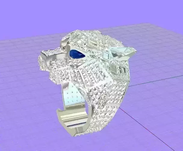 ring tiger 3D print model