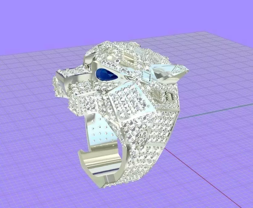 ring tiger 3D print model_0