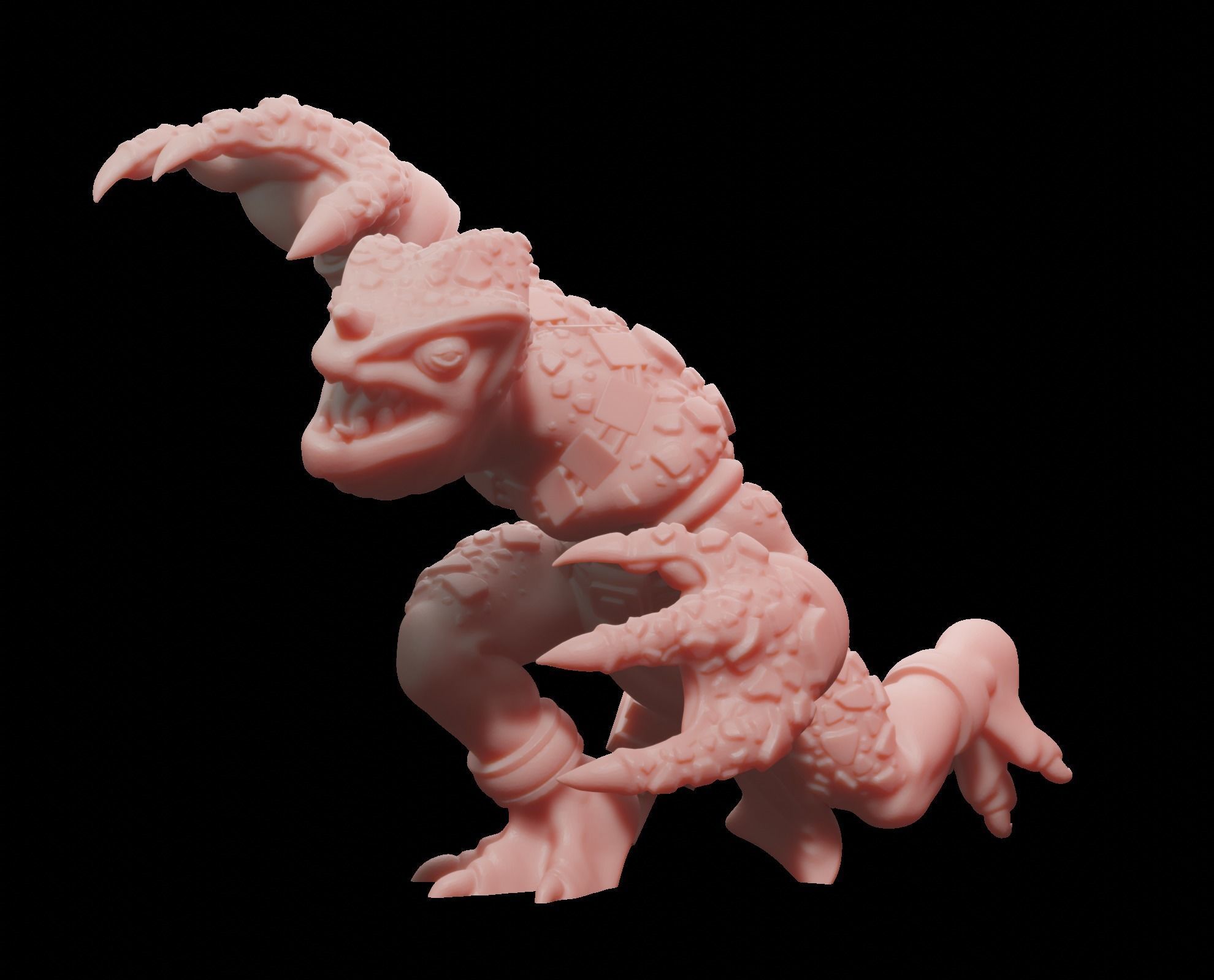 Lizardmen Chameleon 3D print model_3