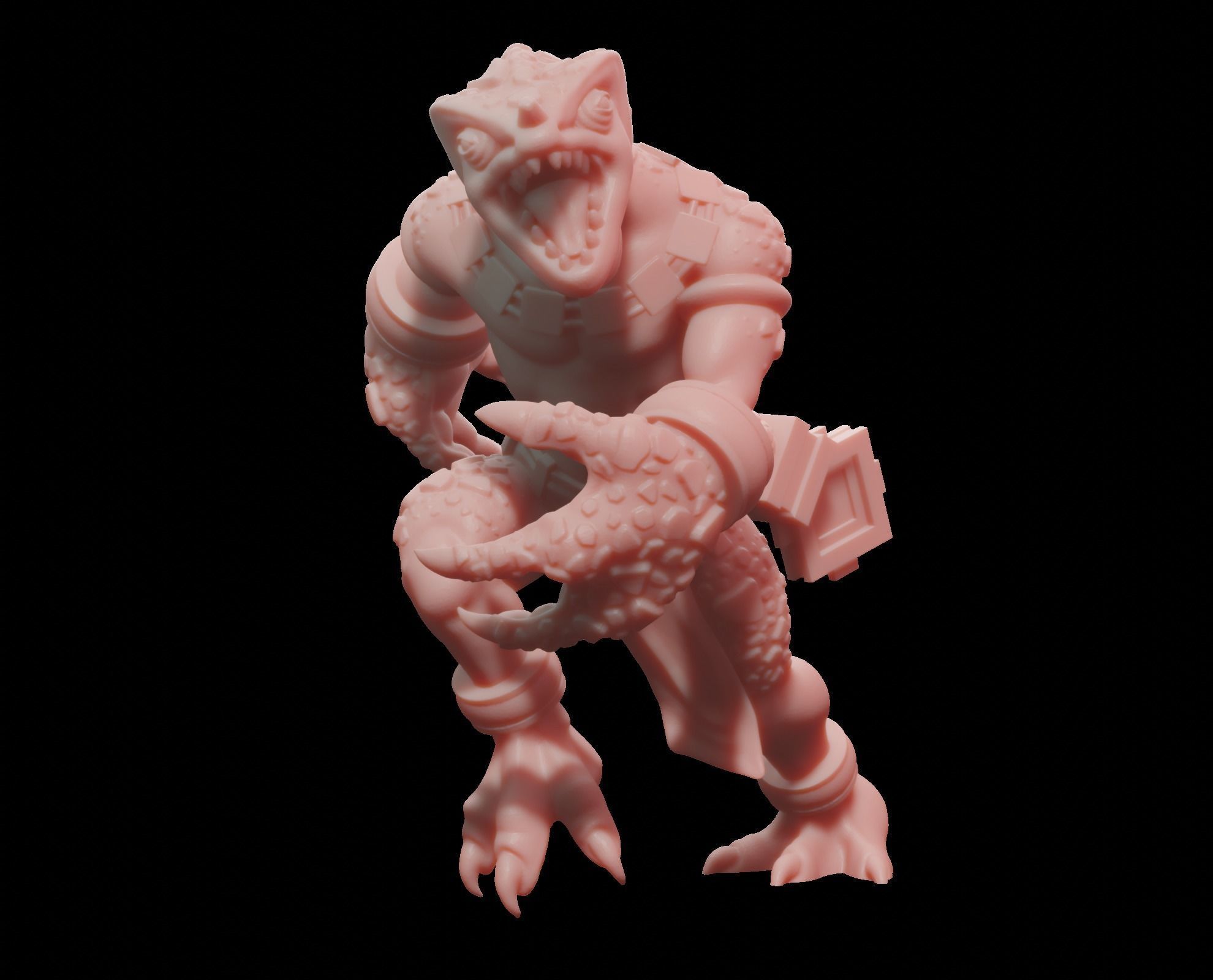Lizardmen Chameleon 3D print model_1