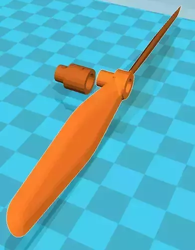 Quadrocopter propeller 3D print model