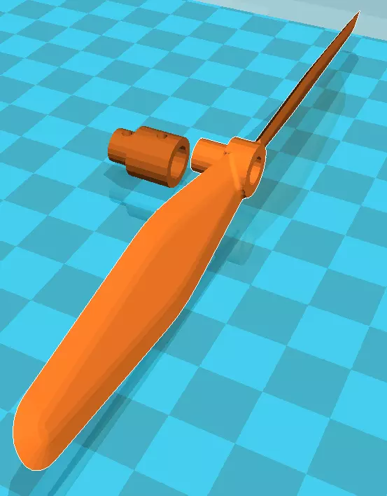 Quadrocopter propeller 3D print model