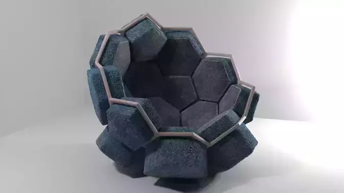 Quartz armchair by CTRL ZAK and Davide Barzaghi