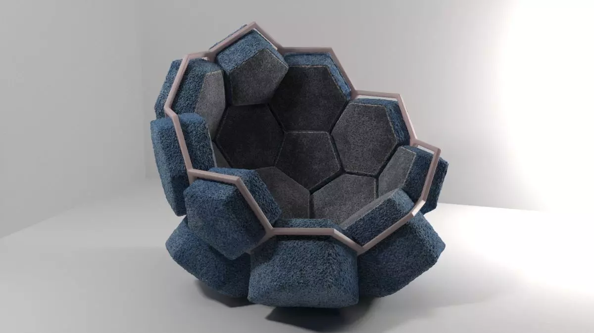 Quartz armchair by CTRL ZAK and Davide Barzaghi 3D model_0