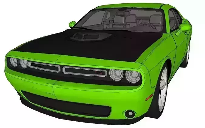 Dodge 2015 Challenger R-T 3D model