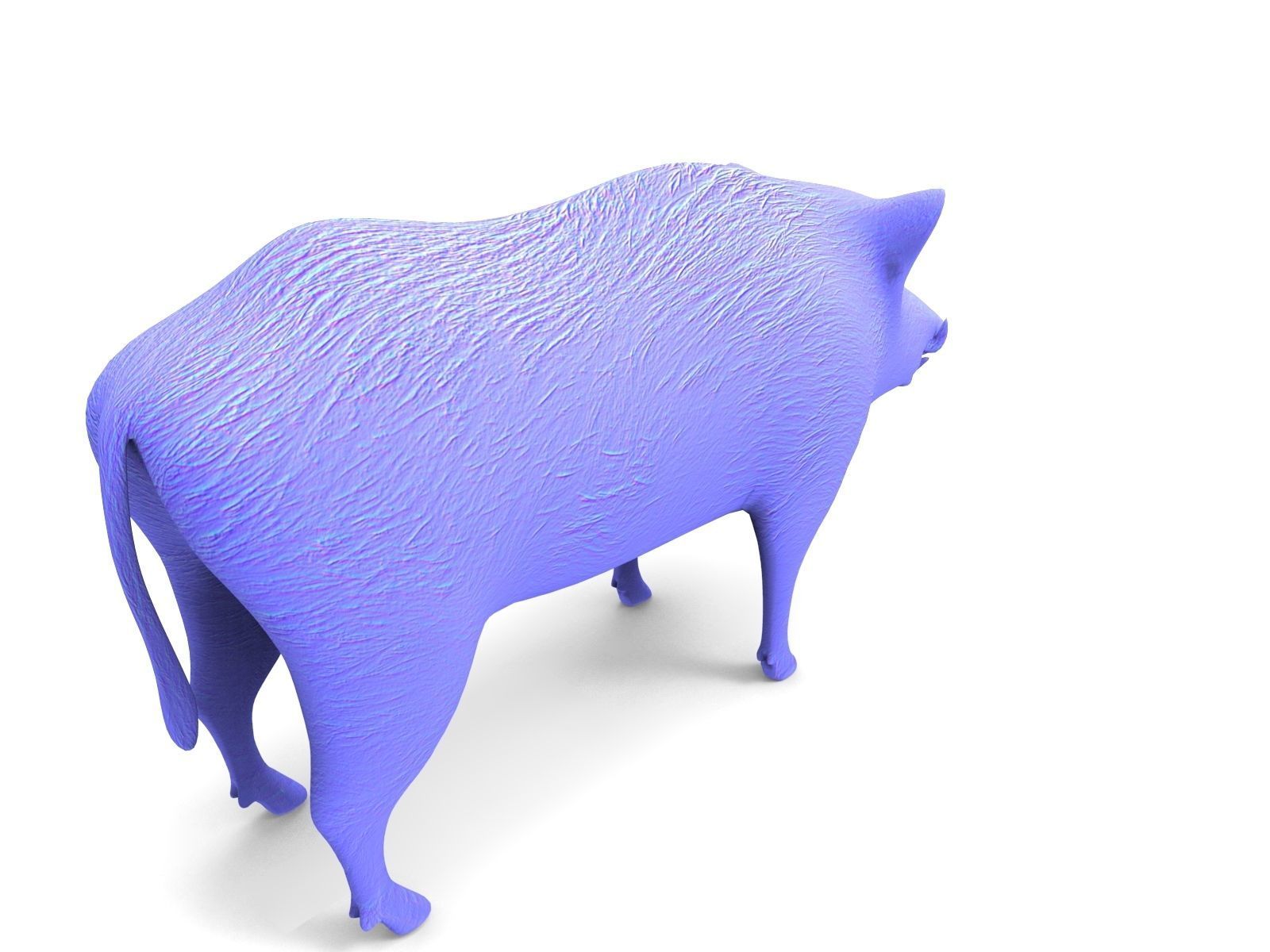 3D Wild Boar 3D Model Low-poly 3D model_19