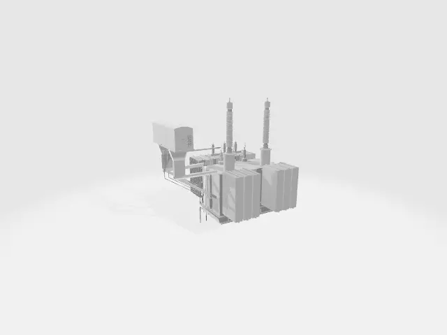 transformer power plant 3D model_0