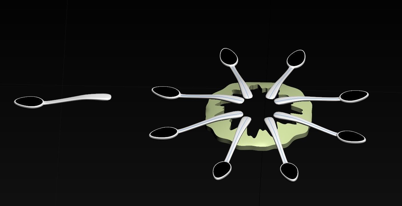 Spoon set Russian style  LS design 3D model_14