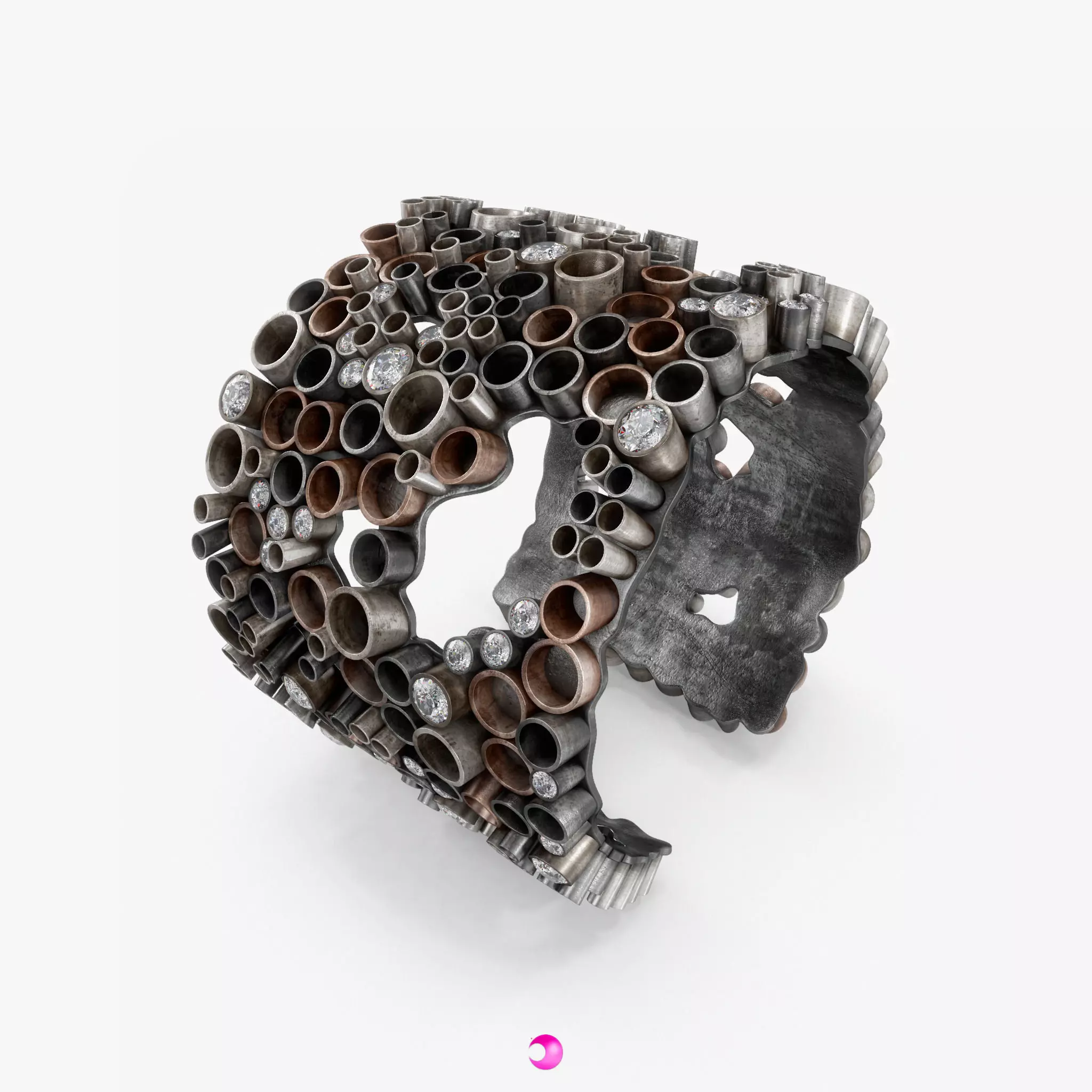 Cuff Bracelet - Bangle Free 3D model