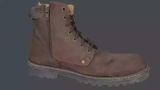 Photoscan Shoes 0001 only HighPoly Mesh 16K Texture