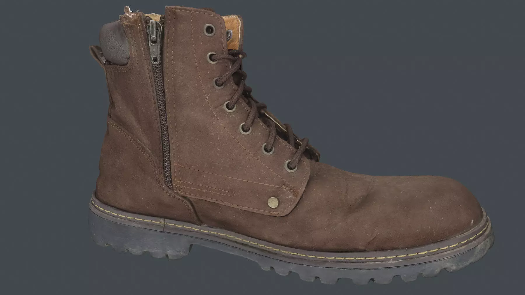 Photoscan Shoes 0001 only HighPoly Mesh 16K Texture 3D model_0