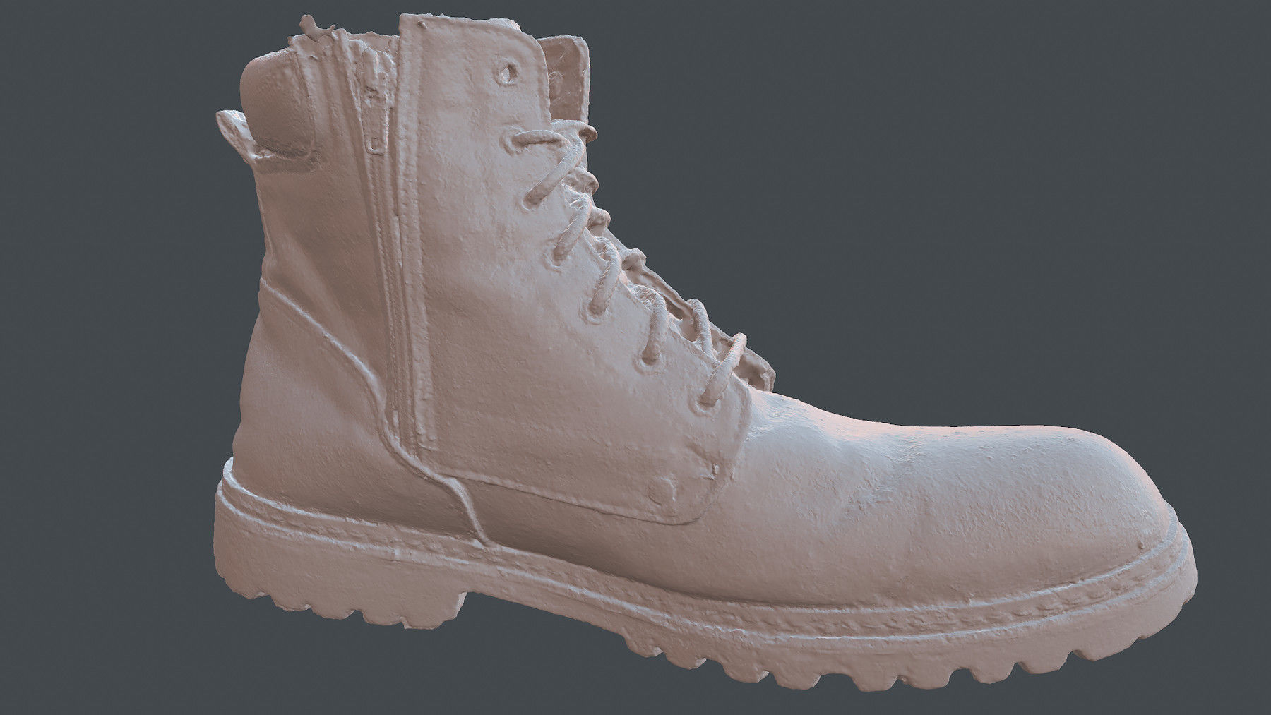Photoscan Shoes 0001 only HighPoly Mesh 16K Texture 3D model_1