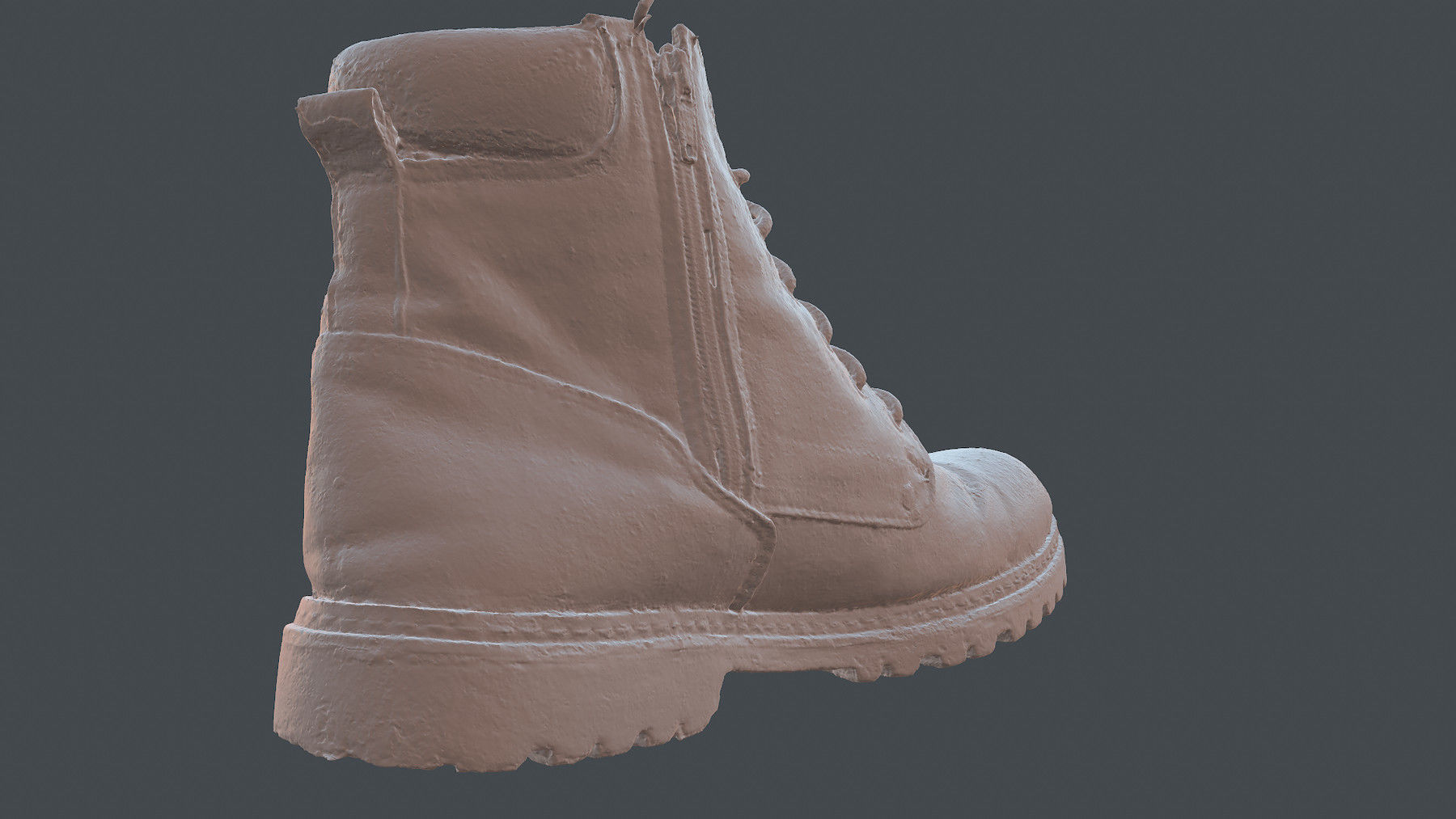 Photoscan Shoes 0001 only HighPoly Mesh 16K Texture 3D model_7