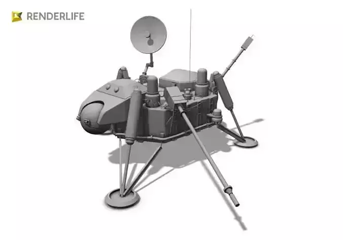 Viking Lander 3D model