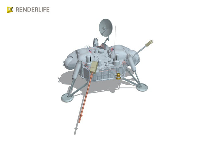 Viking Lander 3D model_9