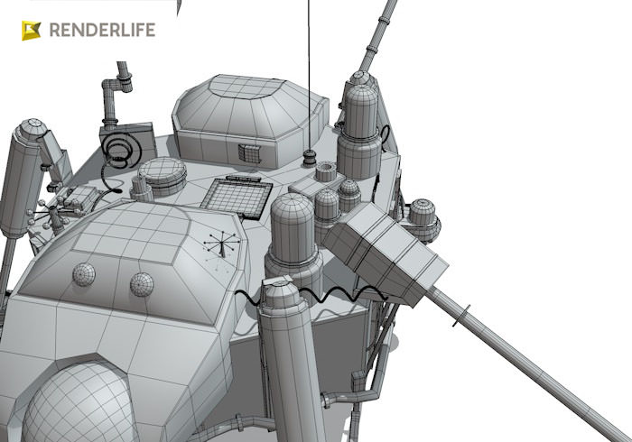 Viking Lander 3D model_8