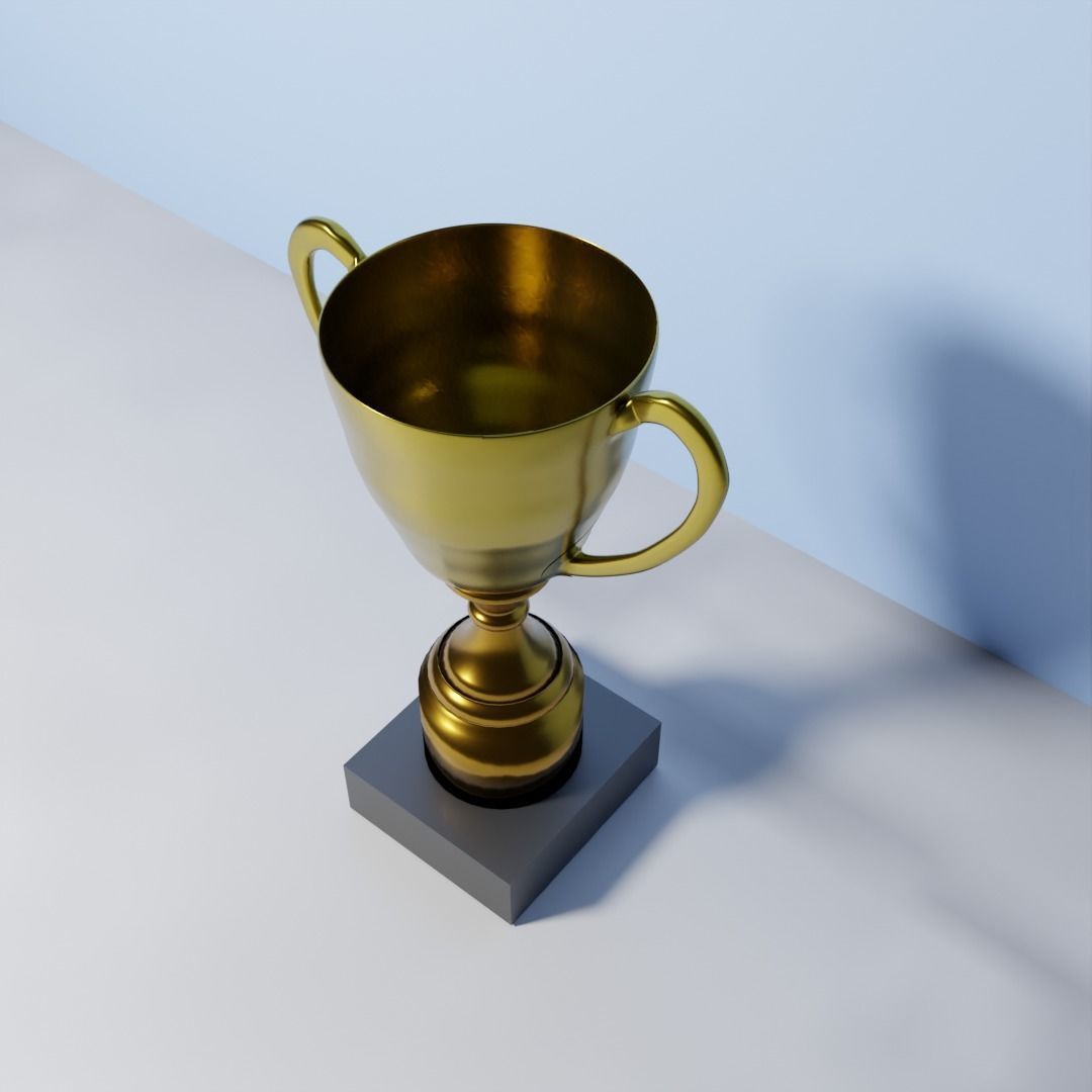 3D MODEL TROPHY cup 3D print model_3
