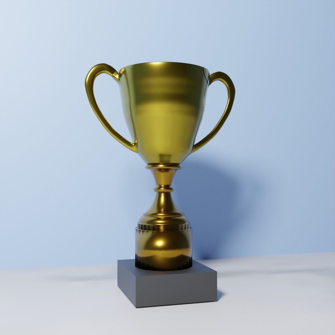 3D MODEL TROPHY cup 3D print model_4