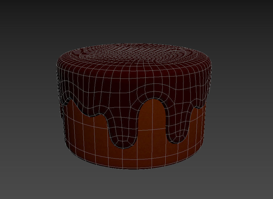 Chocolate Cake 3D model_16