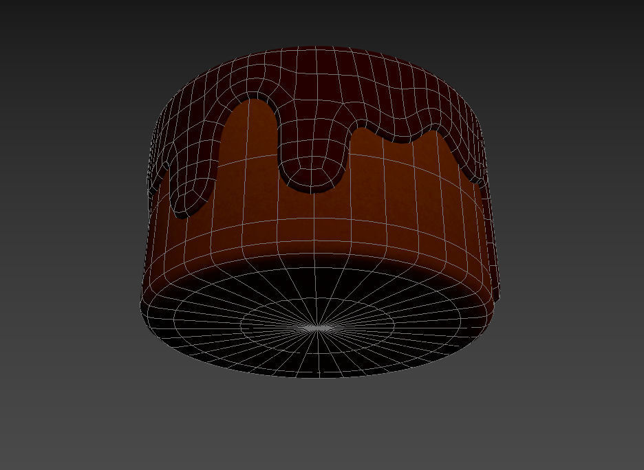 Chocolate Cake 3D model_15