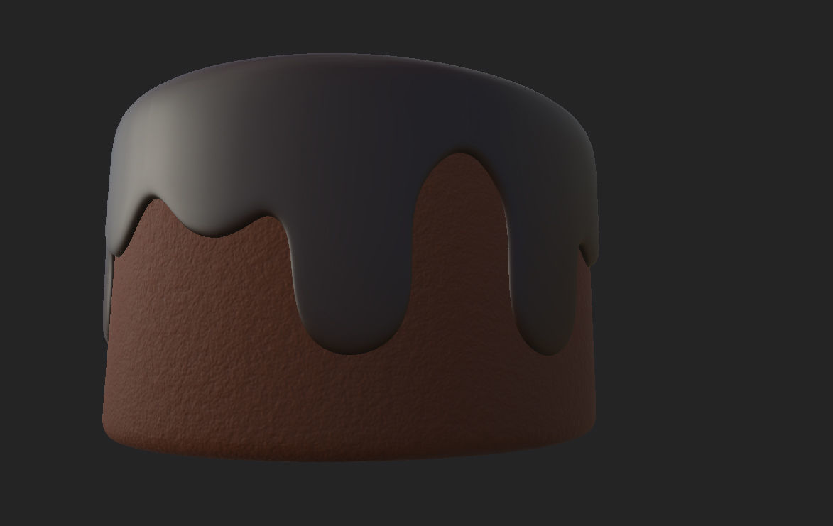 Chocolate Cake 3D model_11