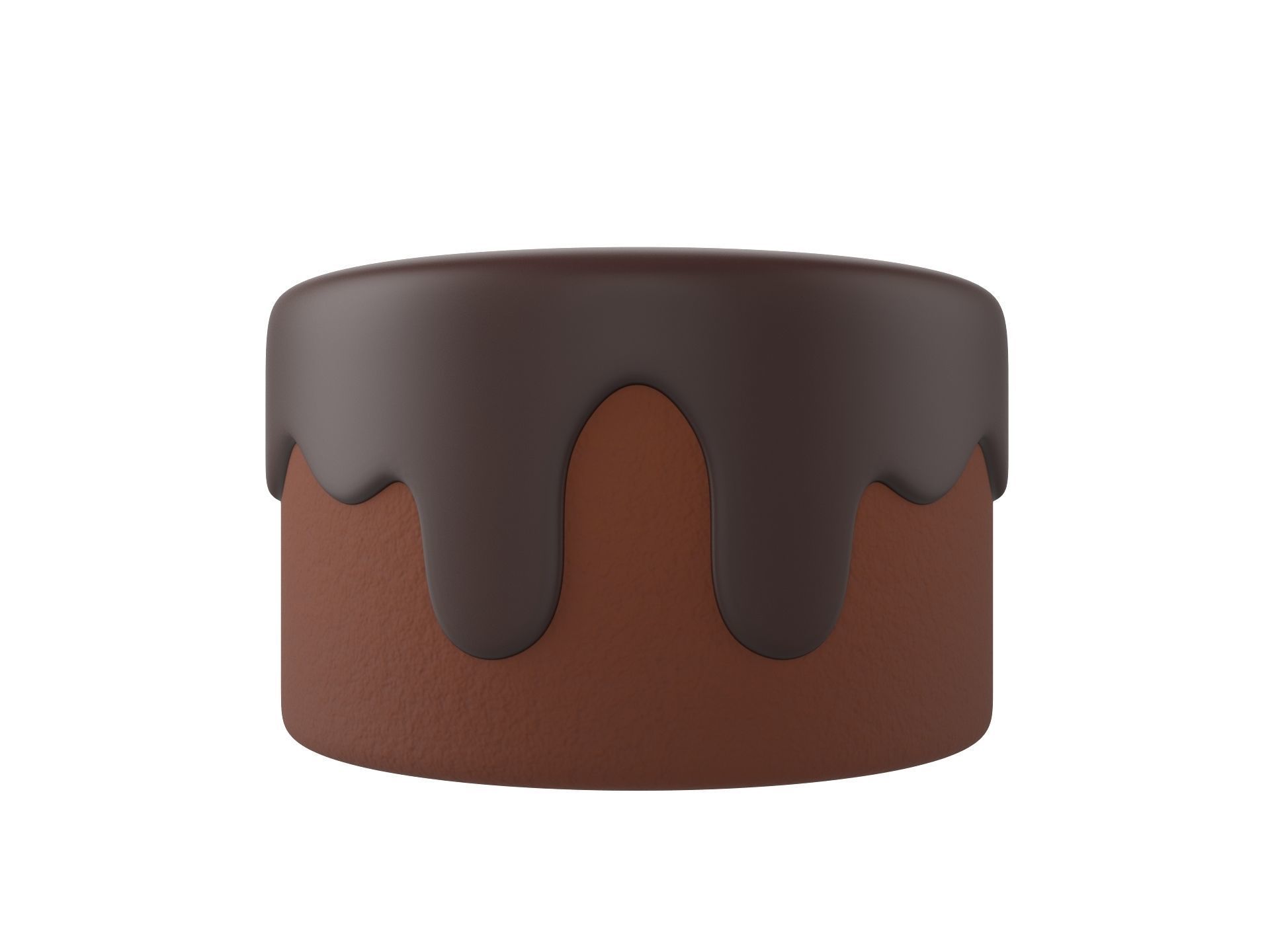 Chocolate Cake 3D model_4