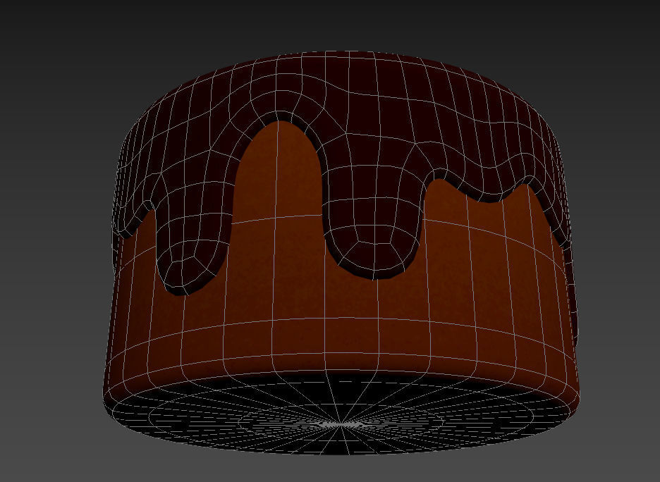 Chocolate Cake 3D model_18