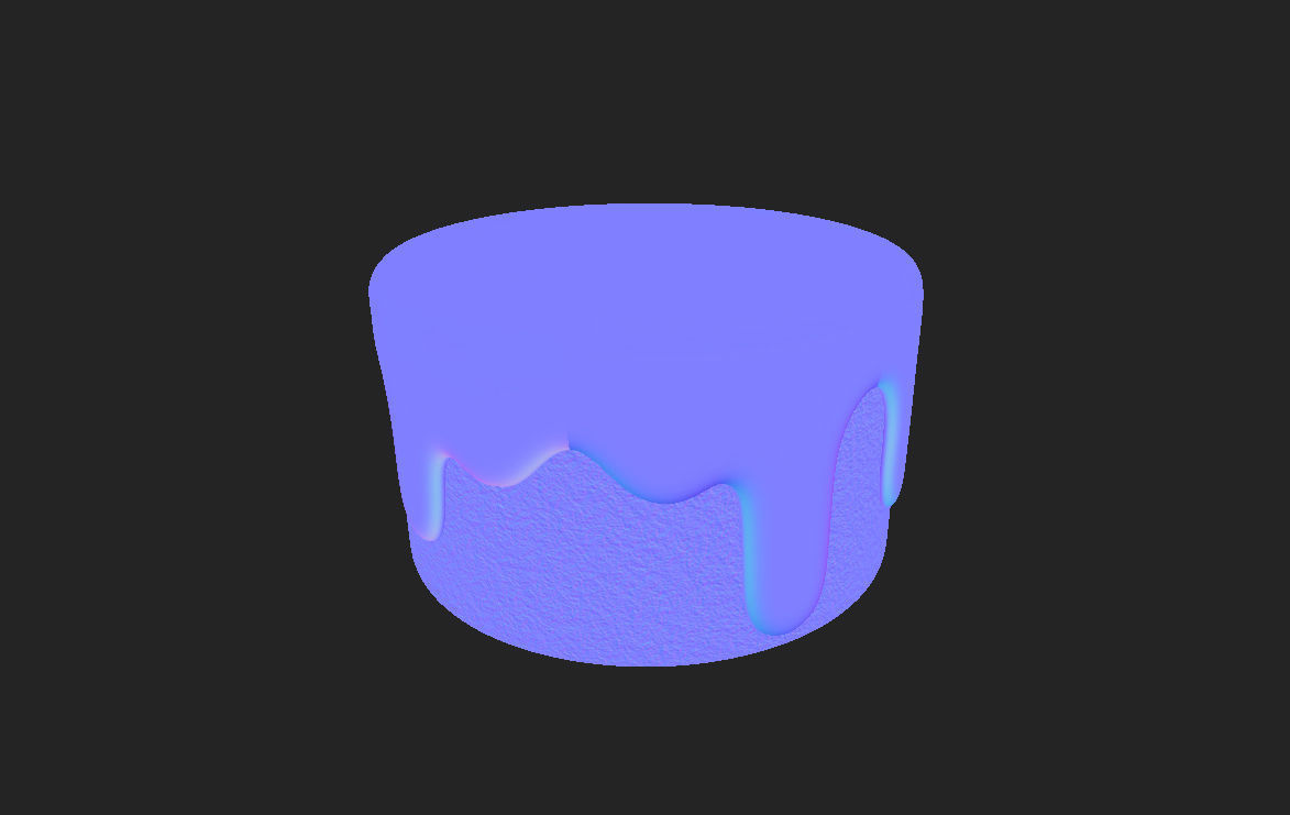 Chocolate Cake 3D model_8