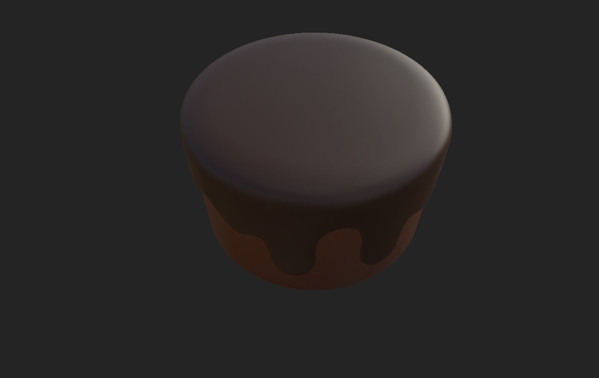 Chocolate Cake 3D model_10