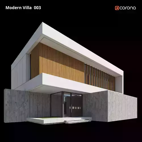 Modern Villa Design 003 3D model