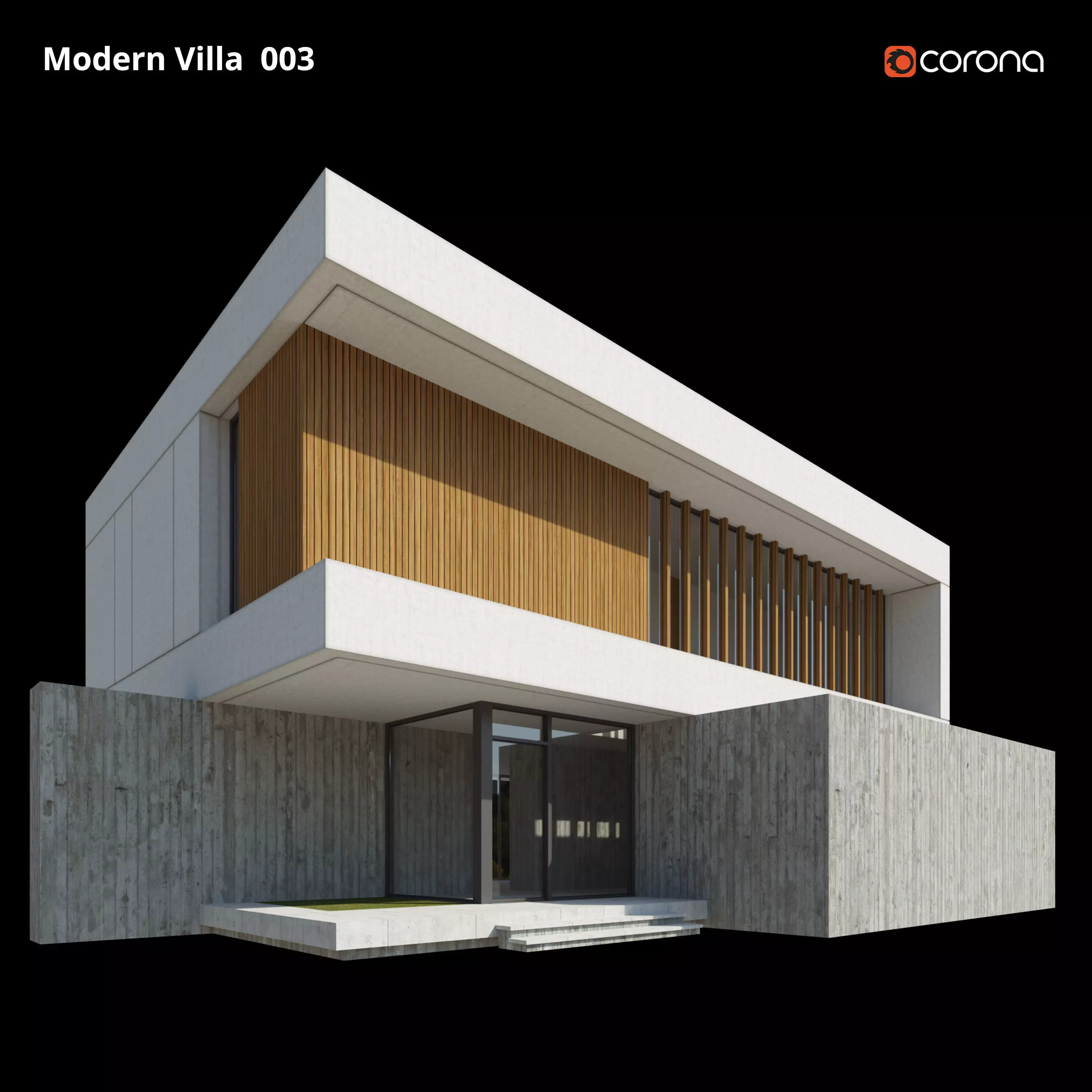 Modern Villa Design 003 3D model