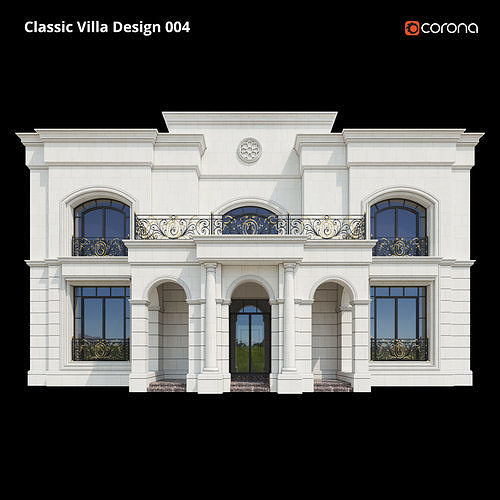 Classic Villa Design 004 3D model