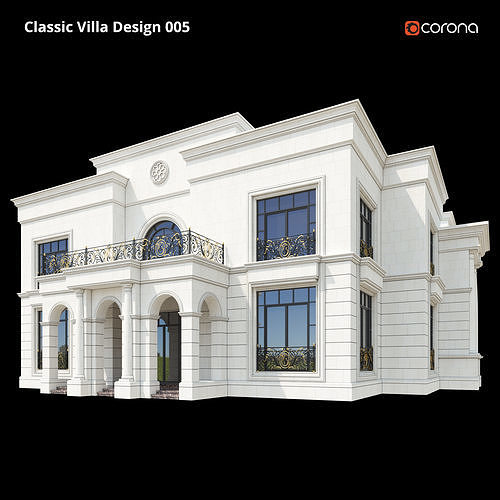 Classic Villa Design 005 3D model