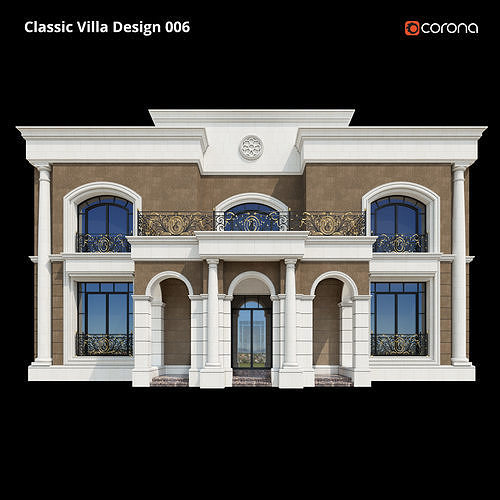 Classic Villa Design 006 3D model