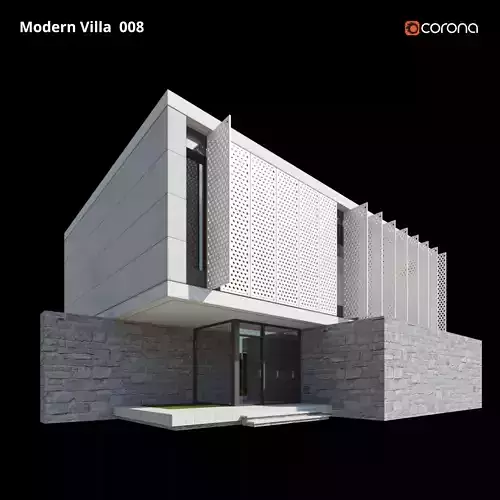 Modern Villa Design 008 3D model