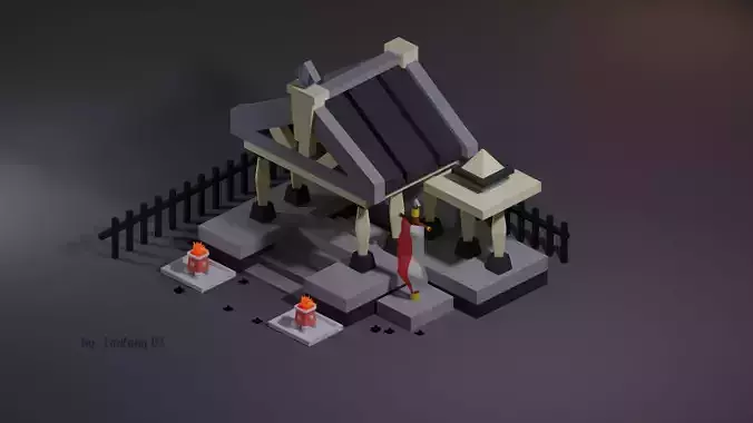 graveyard lego house