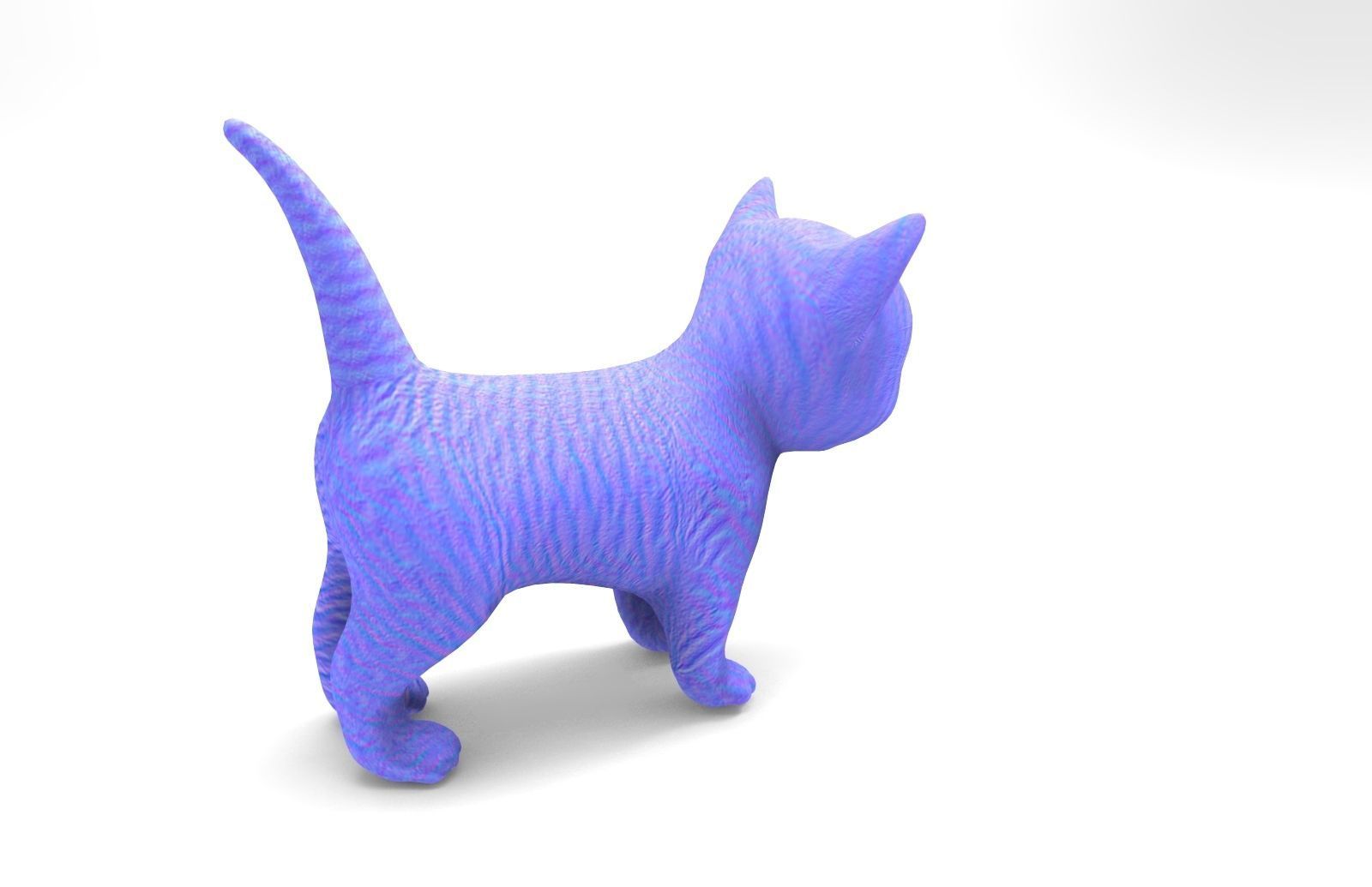 3D Cat low poly pet  Low-poly 3D model_15