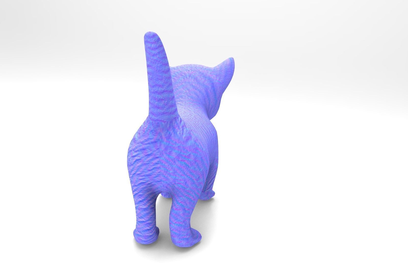 3D Cat low poly pet  Low-poly 3D model_16